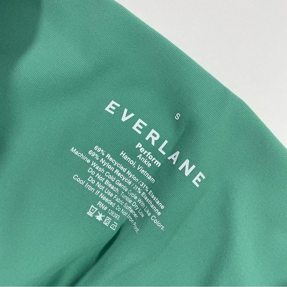 New $68 Everlane 24/7 Perform Leggings Ankle Green - Picture 6 of 9